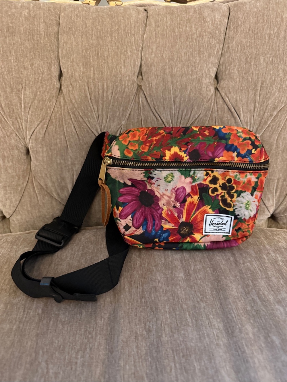 Herschel Supply Company Floral Crossbody Bag in Multicolor